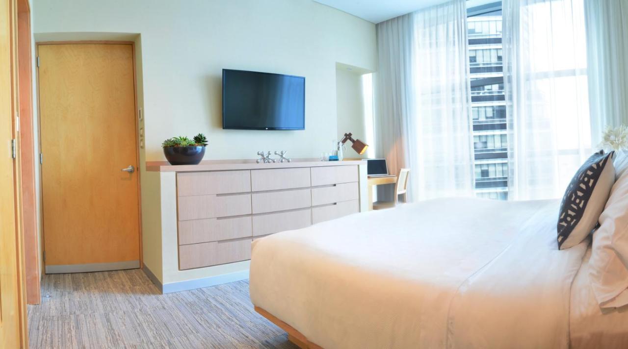 Stadia Suites Mexico City Santa Fe Buitenkant foto A bedroom at the Hotel Commonwealth